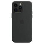 Силиконовый чехол с поддержкой MagSafe Apple Silicone Case для iPhone 14 Pro Max, Midnight (Темная ночь)