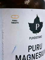 Puhdistamo Puru Magnesium Магний со вкусом апельсина, 90 жевательных таблеток (из Финляндии)