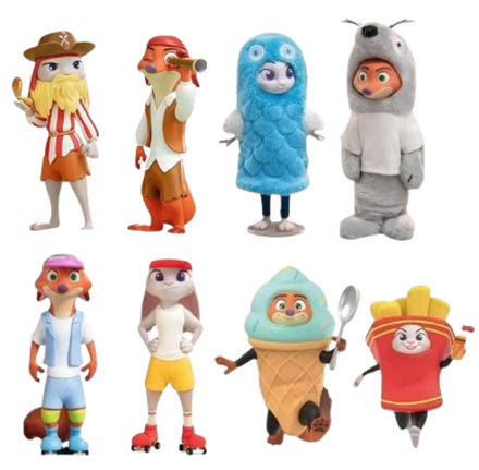 Рандомная фигурка Blind Box Disney Zootopia NIck&Judy Zootopia Master Disguisers