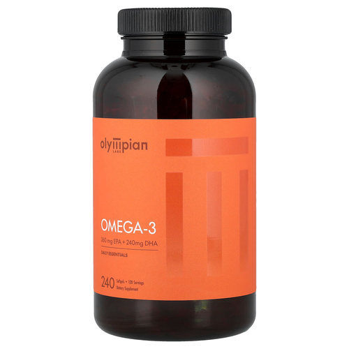 Olympian Labs, омега-3, 240 капсул (1000 мг в 1 капсуле)