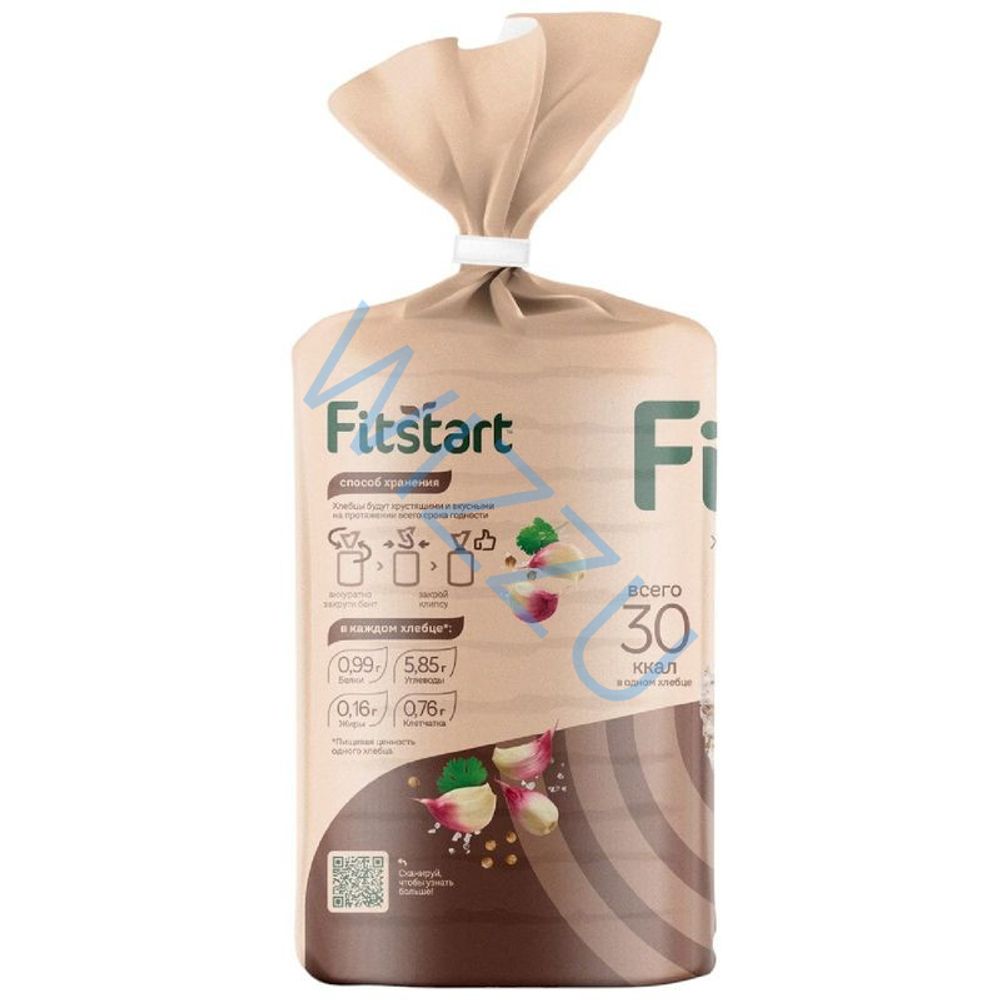 Хлебцы FITSTART пшенично-ржаные Чесночные 90г