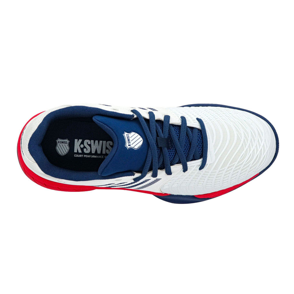 Мужские теннисные кроссовки K-Swiss Express Light 3 Clay Court Shoe Men - White, Red