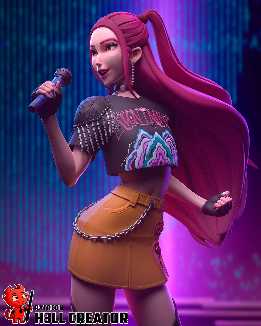 Фигурка Мира Кейпоп-охотницы на демонов KPop Demon Hunters