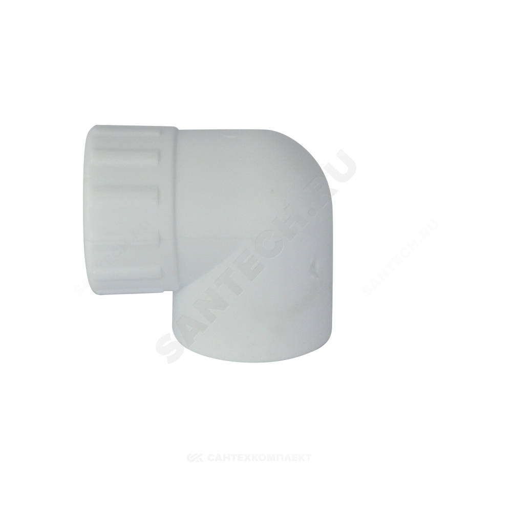 Угольник PP-R комбинированный белый Дн 20х1/2" ВР RTP (РосТурПласт) 10790