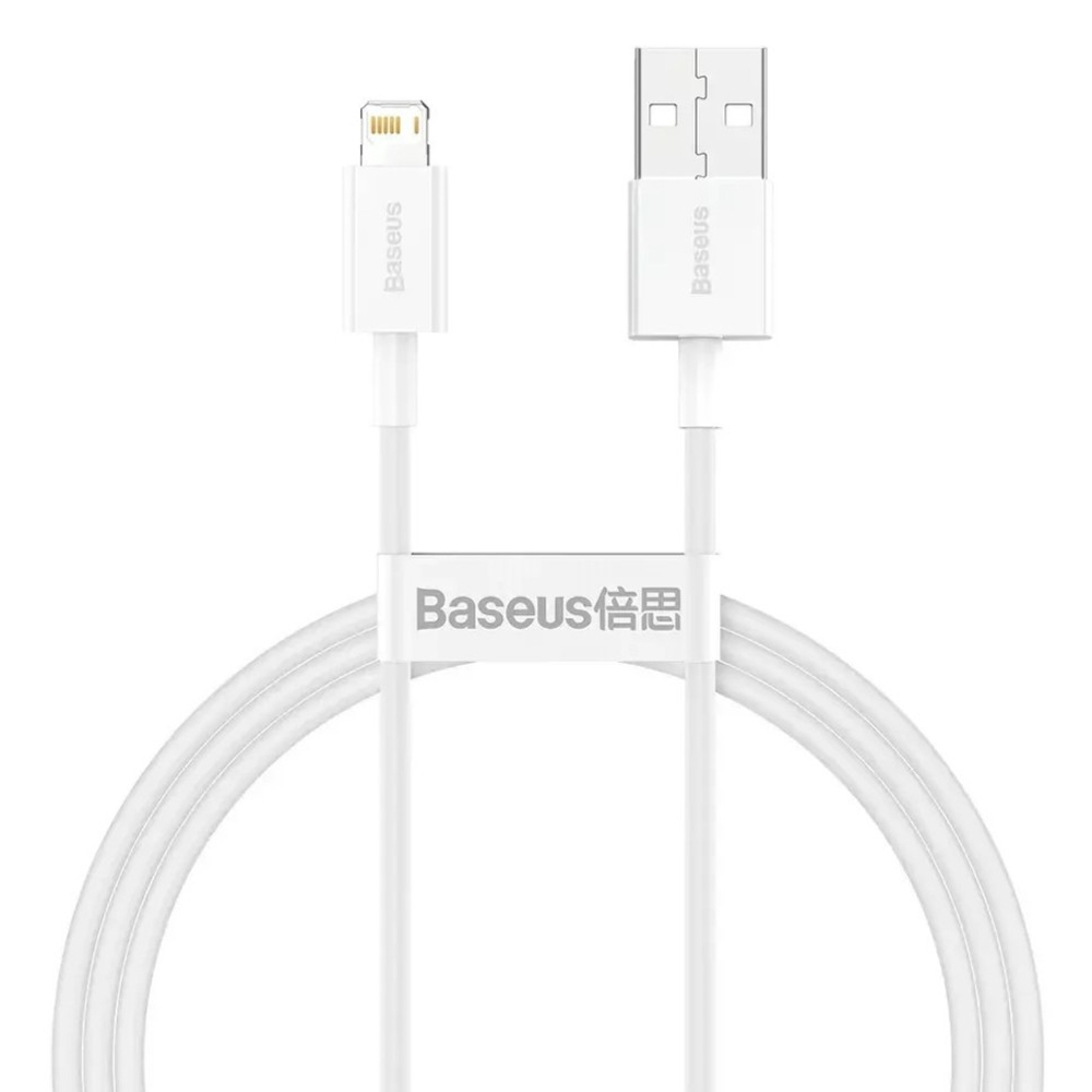 Usb Кабель-зарядка Lightning Baseus Superior series 2.4A 1м CALYS-A02 белый