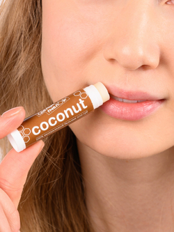 "Coconut" 100% Натуральный бальзам для губ с пчелиным воском