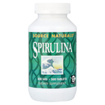 Source Naturals, спирулина, 500 таблеток
