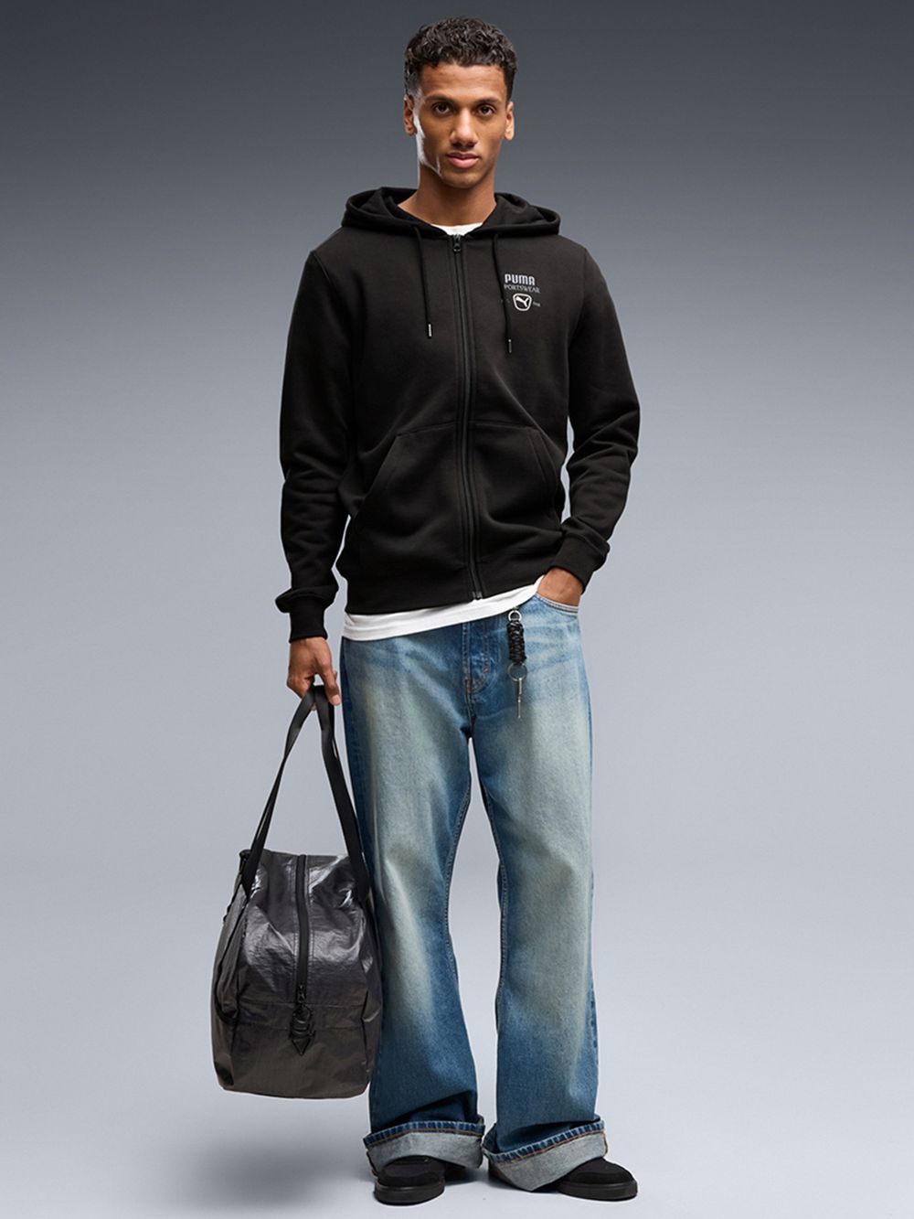 Толстовка мужская PUMA PUMA CLASS Graphic Full-Zip Hoodie FL