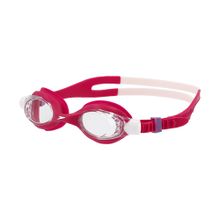 Очки для плав. детск. SPEEDO SKOOGLES Jr, 8-7500645003-C17CF, ПРОЗРАЧНЫЕ линзы, красная оправа