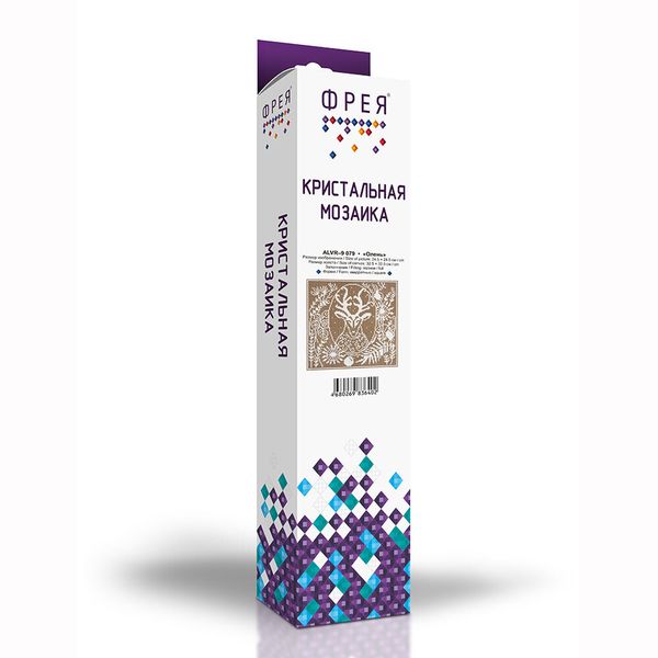 Алмазная (кристальная) мозаика Фрея, Олень, 24,5х24,5 см