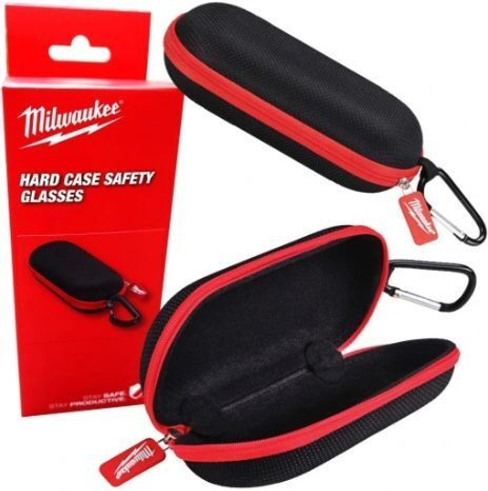 Кейс Milwaukee 4932492083, для очков, защита от царапин, мягкий внутри, пластик