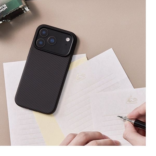 Чехол Pitaka Summa Case для iPhone 17 Pro, Черный | Twill