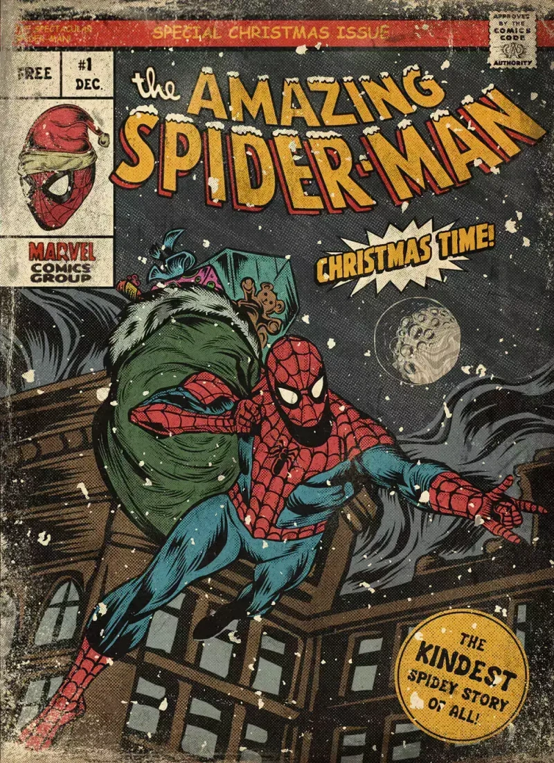 Постер «Christmas Spidey»