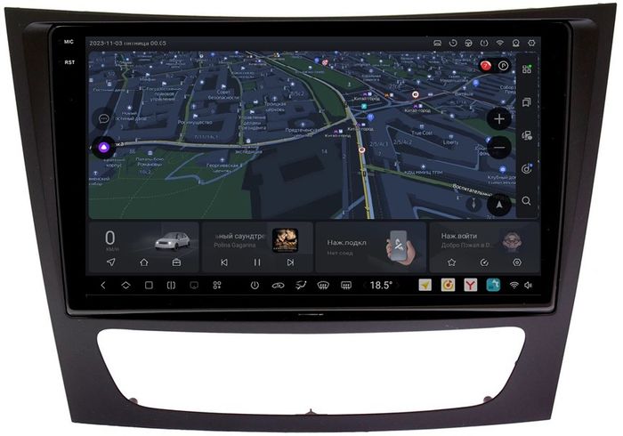 Магнитола для Mercedes-Benz E (W211) 2002-2010, CLS W219 - Kuberg DUDU7 OL-9149 QLed+2K, Android 13, Быстрейшая, UIS7870 (DUDU7), CarPlay, SIM-слот