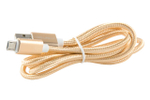 Кабель USB - MicroUSB Hoco X2 (оплетка нейлон) Золото