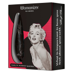 Мраморно-черный бесконтактный стимулятор для клитора Womanizer Classic 2 Marilyn Monroe Black Marble WZ222SGZ