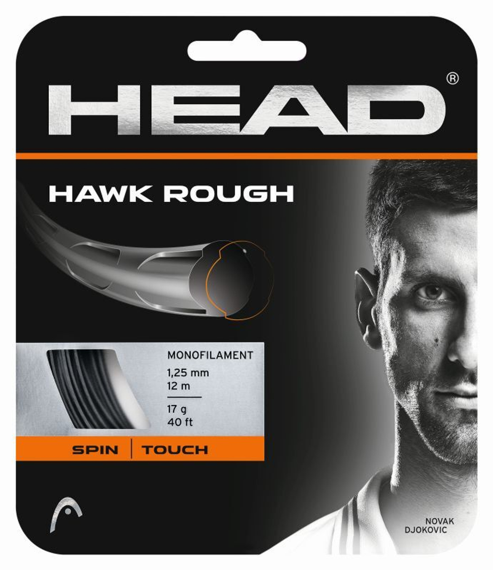 Теннисные струны Head HAWK Rough (12 m) - серый