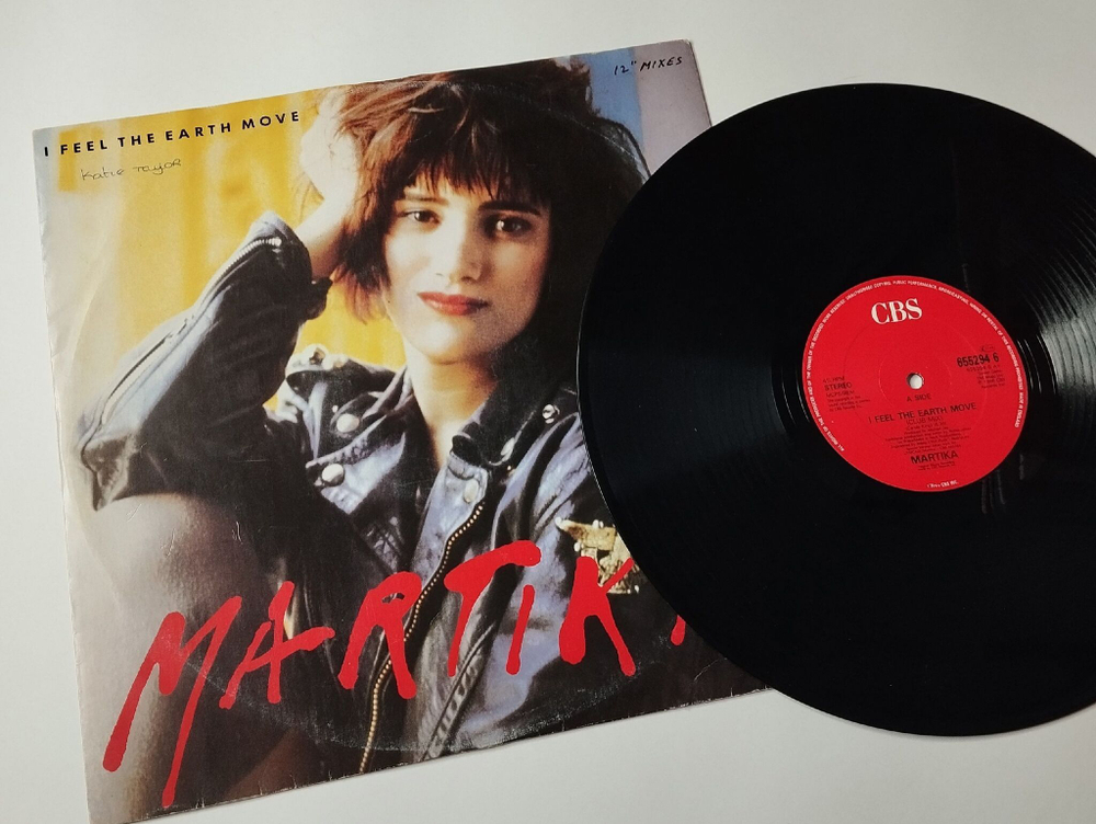Винтажная виниловая пластинка LP Martika I Feel The Earth Move (UK 1989) Maxi Single 45 RPM