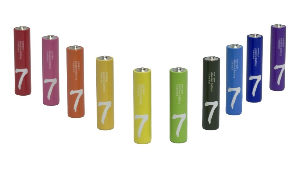 Батарейки CUKTECH AAA LR03 10 шт. цветные