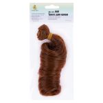 Трессы для кукол 15 см, 100 см, 38 г, 05 каштановый, HobbyBe HAR-4