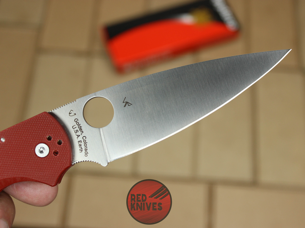 Нож Spyderco Native Chief - бургунди C244GP BRG