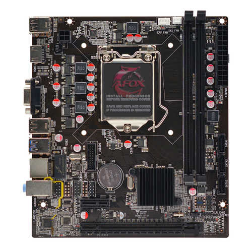 Материнская плата с процессором AFOX IH61-MA5-V3, Socket1155, i3-2100, mATX, Retail, Socket1155, Intel HD Graphics 2000, 2xDDR3, 100LAN, 6xUSB2, 4xUSB3, CPU TDP 95Вт, VGA, HDMI, кулер CPU (IH61-MA5-V3-I3-2100)