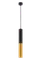 Светильник подвесной Rilon 1005B+G-S BLACK+GOLD, 10 Вт, золотой и чёрный