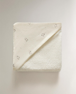 Детское полотенце с капюшоном из хлопка Zara Home, фото 6