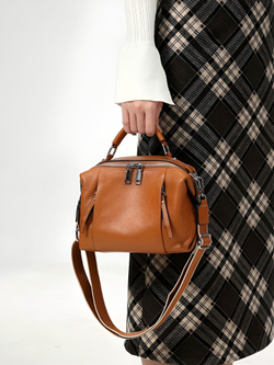 женская сумка на плечо из натуральной кожи