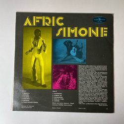 Винтажная виниловая пластинка LP Afric Simone Hafanana (Польша 1978)