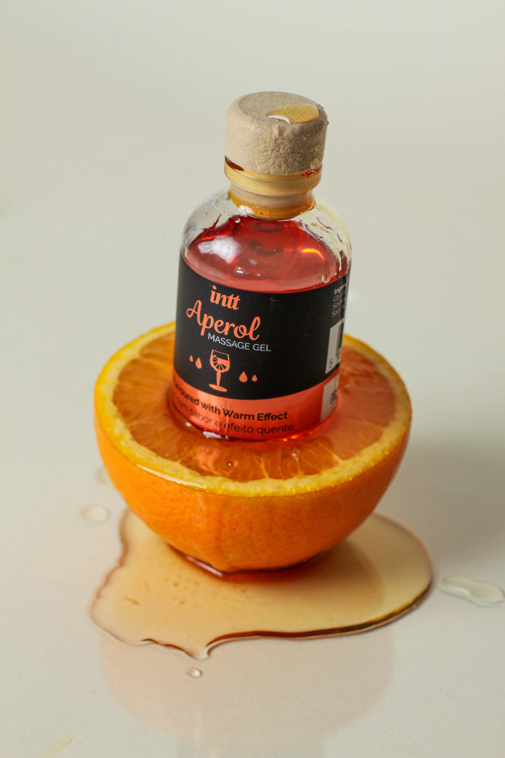 intt Массажное масло (гель) с ароматом Аperol Spritz "APEROL MASSAGE GEL", 30мл