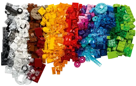 Конструктор LEGO Classic 11013 Набор с прозрачными деталями