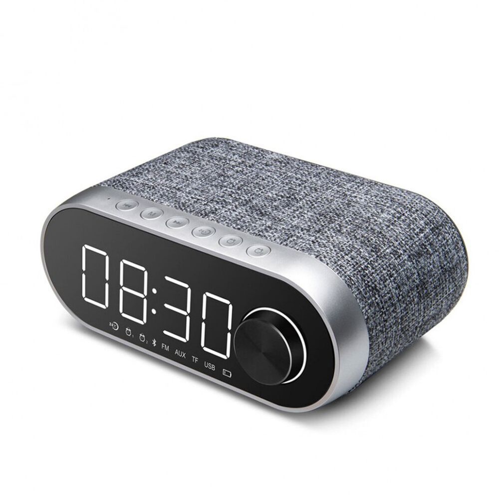 Bluetooth колонка Remax RB-M26 Alarm Clock-Серый Bluetooth колонка Remax RB-M26 Alarm Clock-Серый