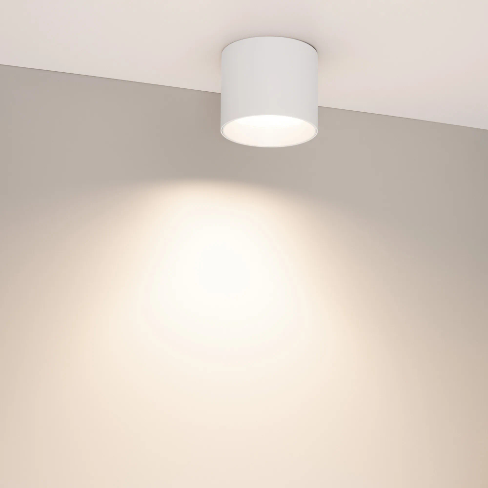 Светильник SP-BISCOTTO-R90-8W Warm3300-MIX (WH, 80 deg, 230V) (Arlight, IP54 Металл, 5 лет) 055006