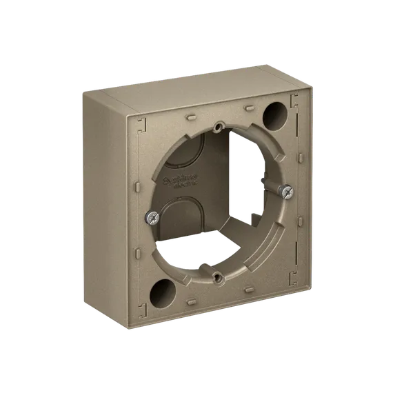 Коробка для накладного монтажа Systeme Electric AtlasDesign Шампань ATN000500