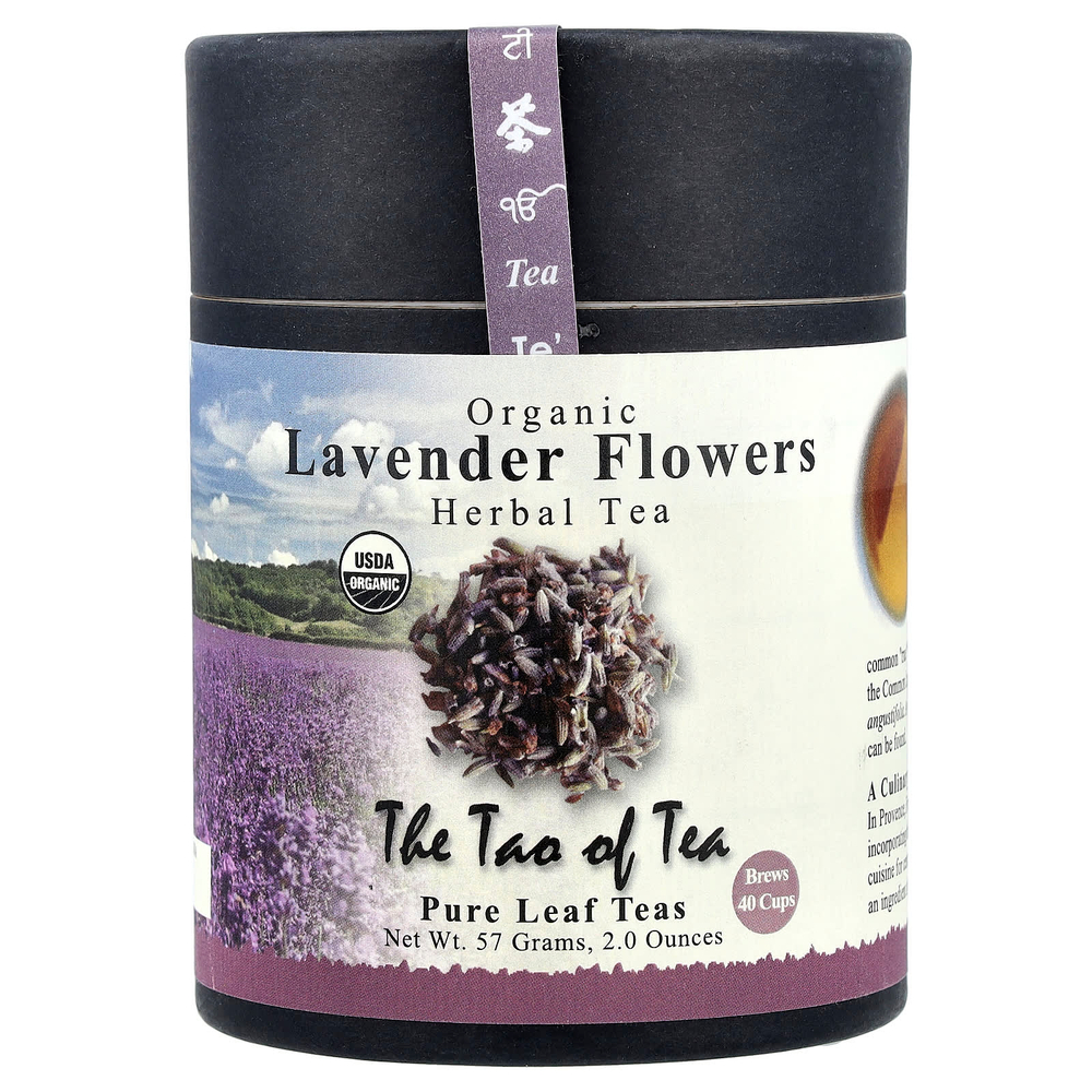 The Tao of Tea, Органический травяной чай, цветы лаванды, 57 г (2 унции)