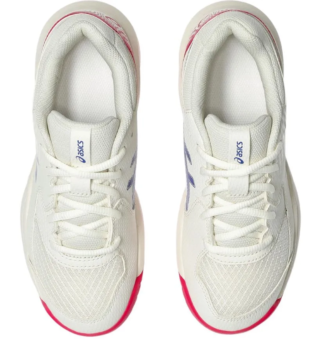 Детские теннисные кроссовки Asics Gel-Dedicate 8 GS - cream/dark cobalt
