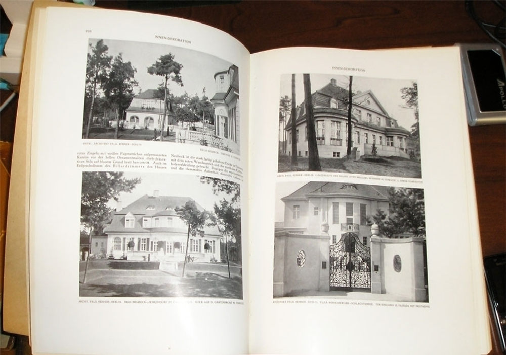 "Интерьер. Искусство оформления дома (дизайн).  Innen-Dekoration. Die gesamte wohnungskunst in bild und wort.". . 1913г. - антикварное издание
