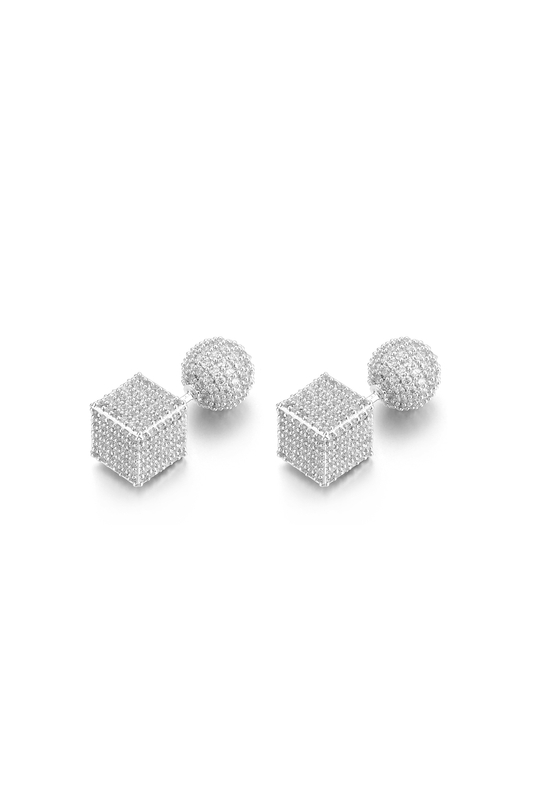 СЕРЬГИ "BUBBLE SQUARE SHINE"
