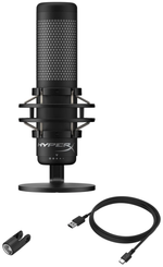 Микрофон проводной HyperX QuadCast S, черный