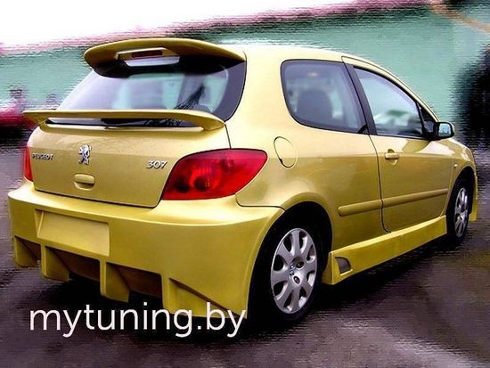 Спойлер X-ZONE верхний для Peugeot 307
