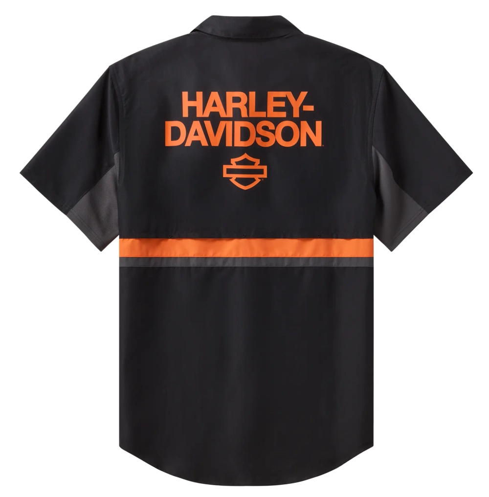 Рубашка Shirt H-D Tech Vented black Harley-Davidson