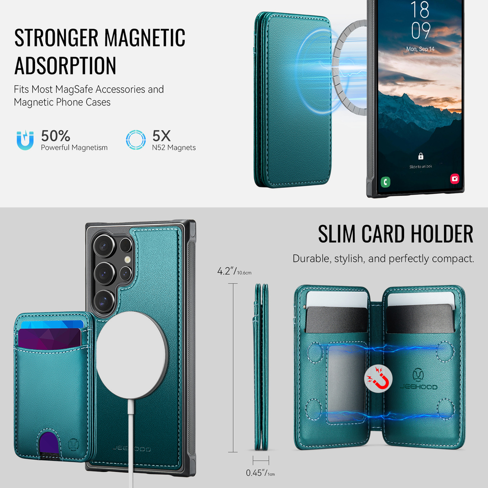 Чехол CaseMe Cardholder 2 in 1 Samsung Galaxy S25 Ultra
