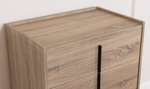 Комод на ножках Line 070 Roble/Antracita Koala Beds