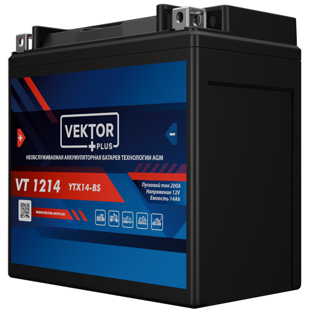 VEKTOR VT 1214 аккумулятор