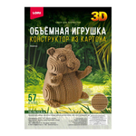 Конструктор из картона. Объёмная игрушка "Хомячок" (Lori)