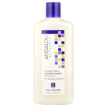 Andalou Naturals, Кондиционер, для объема, густоты, блеска, сияния волос, поднимает от корней, лаванда и биотин, 11,5 ж. унц. (340 мл)