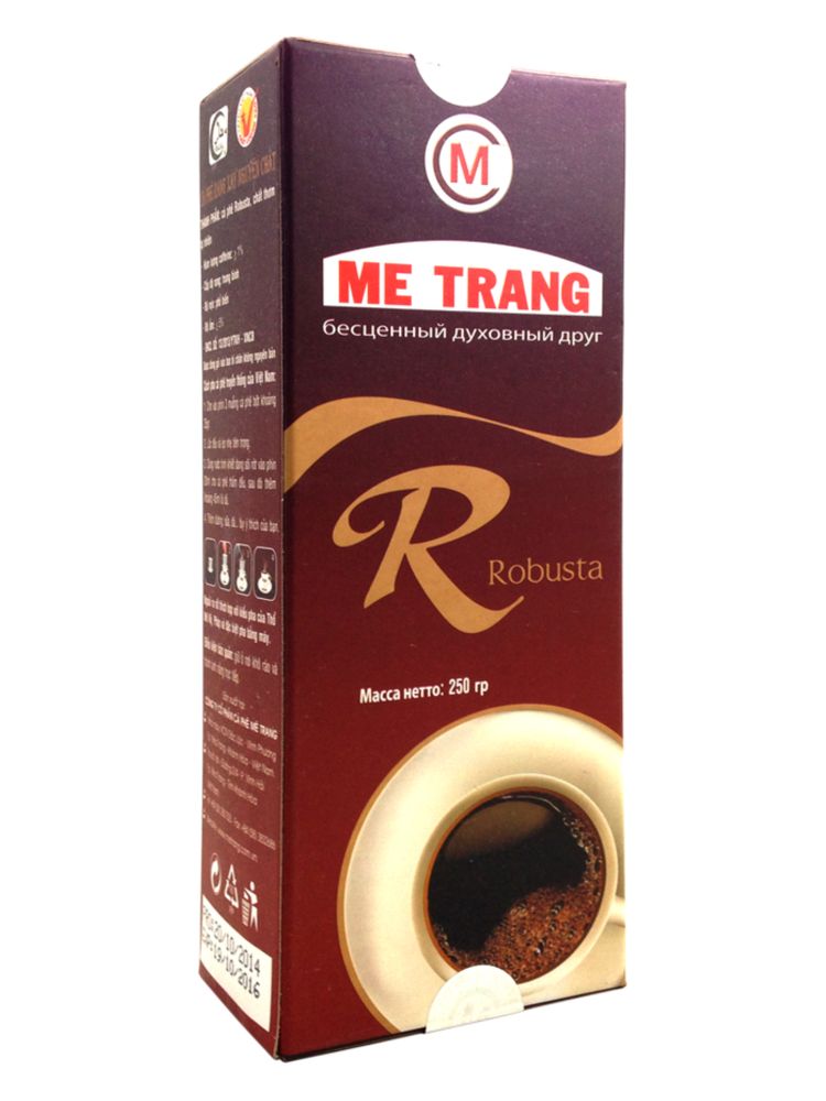 Кофе Me Trang Robusta молотый 250 гр, 4 шт
