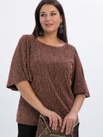Блуза праздничная Ты ослепляешь! (медный) Б16524-13М LT Collection
