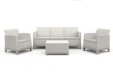 Keter Комплект мебели Сканди Форма (Scandi Forma set with 3 seater sofa and storage box jute table Pebble Grey & Soft beige) бежевый — фото 1